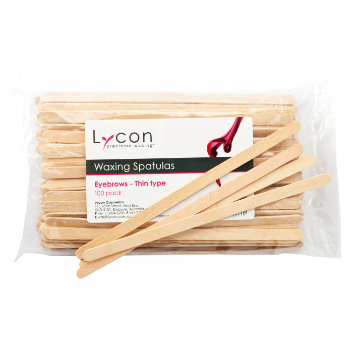 bezoeker Ritueel Binnenshuis Wax spatel dun (100 stuks) - Lycon - Smooth & Co